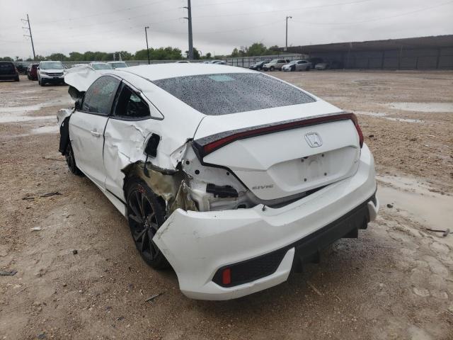 2HGFC4B85KH305778 - 2019 HONDA CIVIC SPOR WHITE photo 3