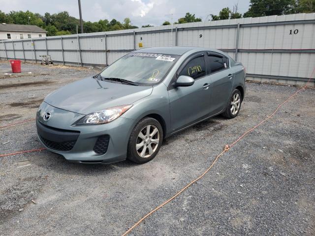 JM1BL1TG7D1708714 - 2013 MAZDA 3 I GRAY photo 2