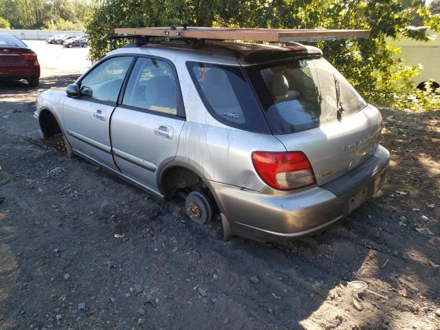 JF1GG68542G810082 - 2002 SUBARU IMPREZA OU SILVER photo 3