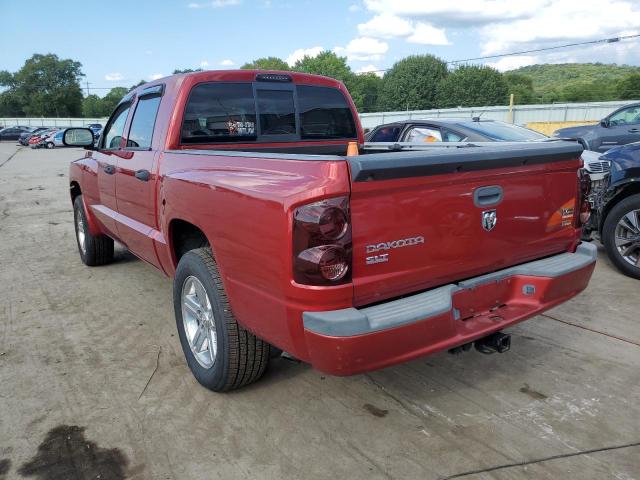 1D7HE48N88S575416 - 2008 DODGE DAKOTA QUA RED photo 3