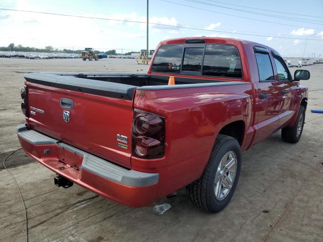 1D7HE48N88S575416 - 2008 DODGE DAKOTA QUA RED photo 4