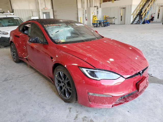 5YJSA1E5XNF478807 - 2022 TESLA MODEL S Կարմիր լուսանկար 1