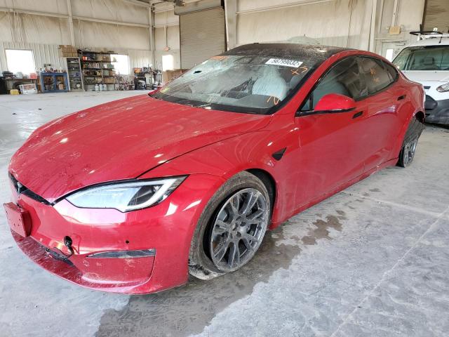 5YJSA1E5XNF478807 - 2022 TESLA MODEL S Կարմիր լուսանկար 2