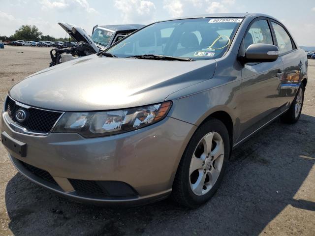 KNAFU4A2XA5246741 - 2010 KIA FORTE EX GRAY photo 2