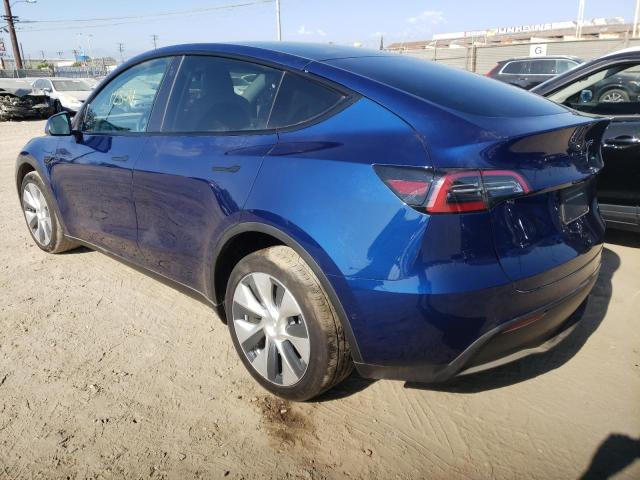 5YJYGDEE4MF294956 - 2021 TESLA MODEL Y BLUE photo 3