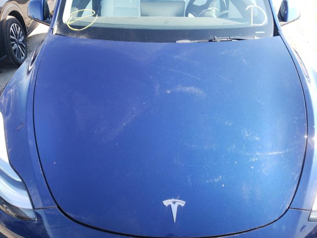 5YJYGDEE4MF294956 - 2021 TESLA MODEL Y BLUE photo 7