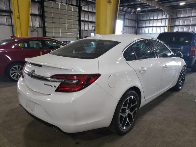 2G4GL5EX4H9135312 - 2017 BUICK REGAL SPOR WHITE photo 4