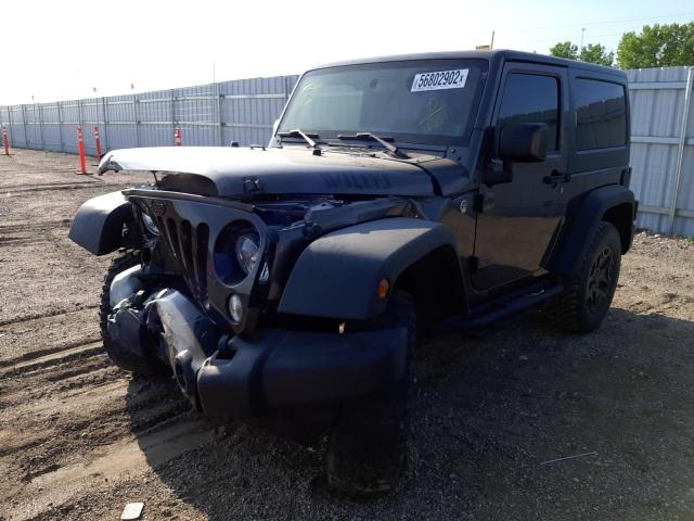 1C4AJWAG2EL264391 - 2014 JEEP WRANGLER S GRAY photo 2