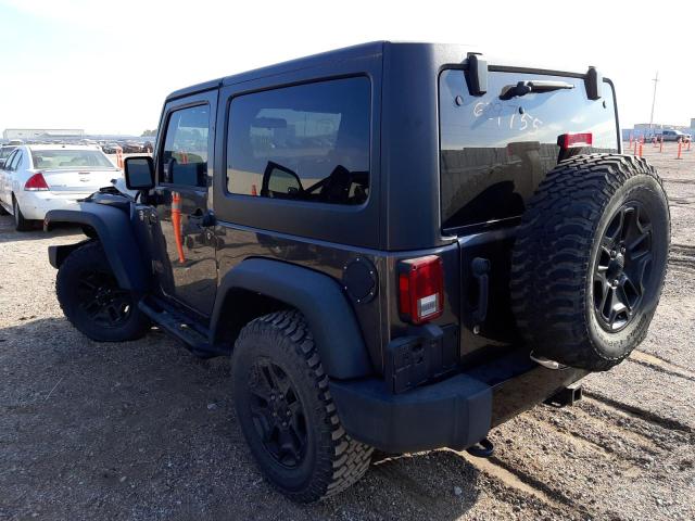 1C4AJWAG2EL264391 - 2014 JEEP WRANGLER S GRAY photo 3