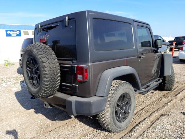 1C4AJWAG2EL264391 - 2014 JEEP WRANGLER S GRAY photo 4