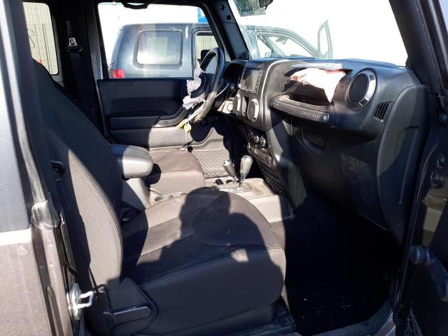 1C4AJWAG2EL264391 - 2014 JEEP WRANGLER S GRAY photo 5