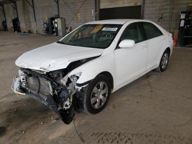 4T1BE46K47U709880 - 2007 TOYOTA CAMRY CE WHITE photo 2