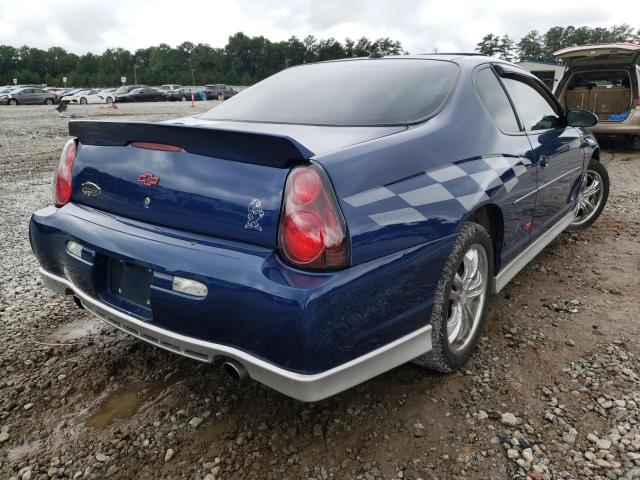 2G1WX12K039276434 - 2003 CHEVROLET MONTE CARL ლურჯი ფოტო 4