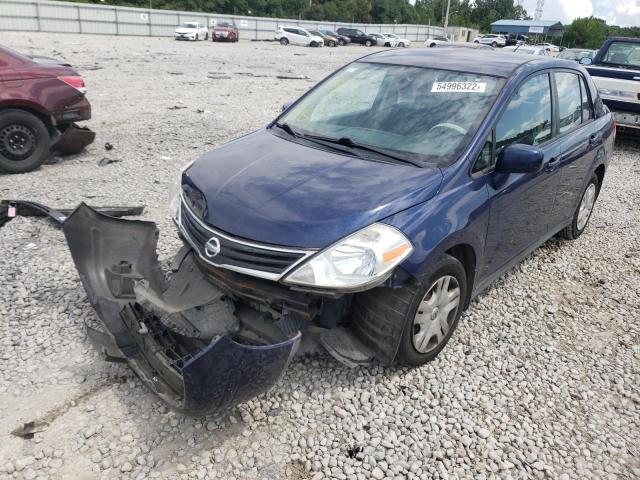 3N1BC1AP8BL381607 - 2011 NISSAN VERSA S BLUE photo 2