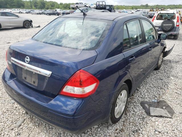 3N1BC1AP8BL381607 - 2011 NISSAN VERSA S BLUE photo 4