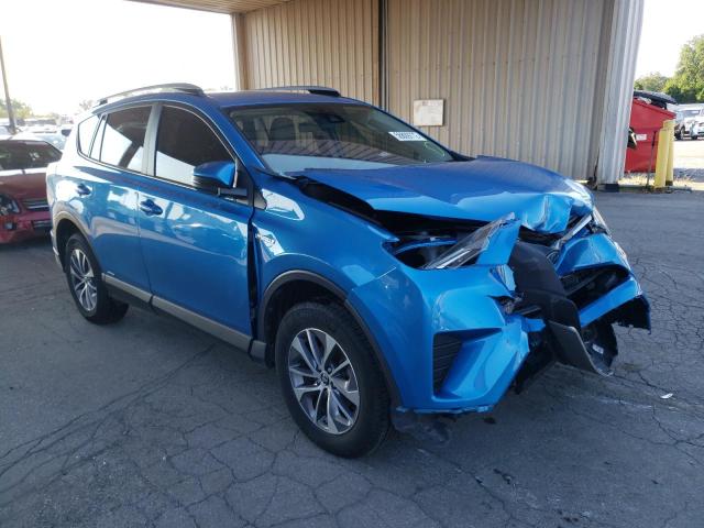 JTMRJREV3HD135068 - 2017 TOYOTA RAV4 HV LE BLUE photo 1