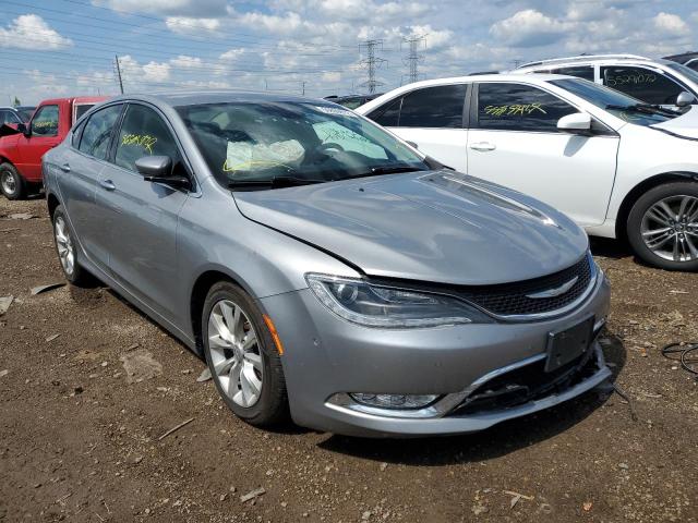 1C3CCCCB2FN742516 - 2015 CHRYSLER 200 C SILVER photo 1