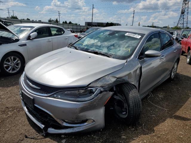 1C3CCCCB2FN742516 - 2015 CHRYSLER 200 C SILVER photo 2