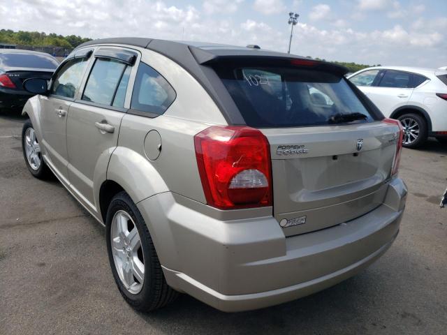 1B3HB48A99D136555 - 2009 DODGE CALIBER SX GOLD photo 3