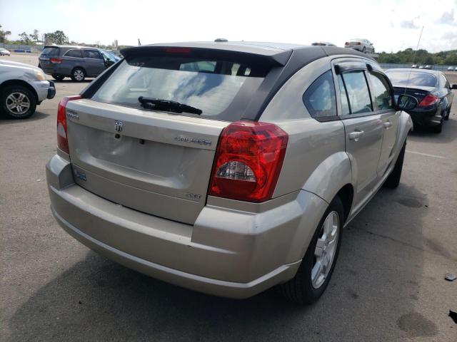 1B3HB48A99D136555 - 2009 DODGE CALIBER SX GOLD photo 4