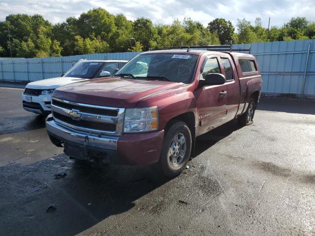 2GCEK19C081245822 - 2008 CHEVROLET SILVERADO2 MAROON photo 2