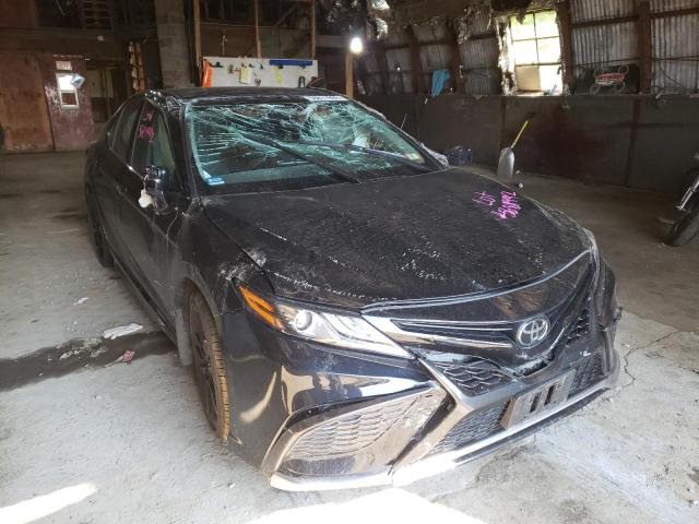 4T1K61BK9NU052279 - 2022 TOYOTA CAMRY XSE BLACK photo 1