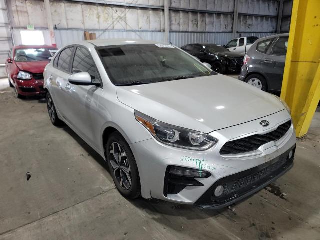 3KPF24AD0KE138757 - 2019 KIA FORTE FE SILVER photo 1