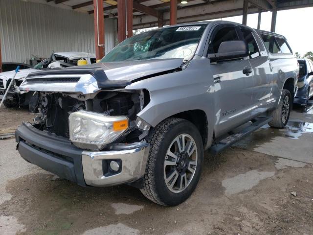 5TFRY5F10FX177290 - 2015 TOYOTA TUNDRA DOU SILVER photo 2