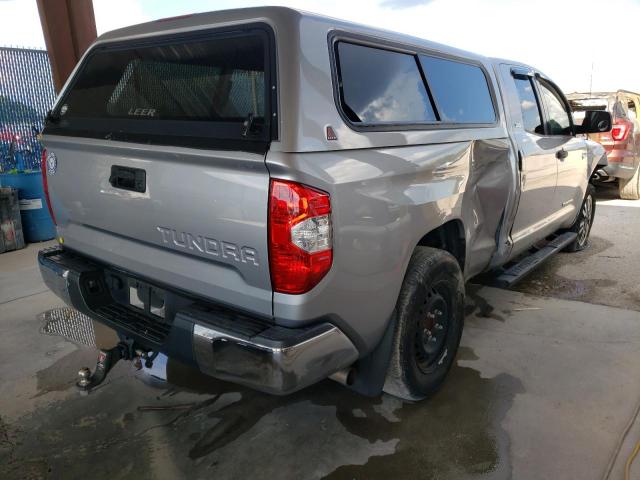 5TFRY5F10FX177290 - 2015 TOYOTA TUNDRA DOU SILVER photo 4