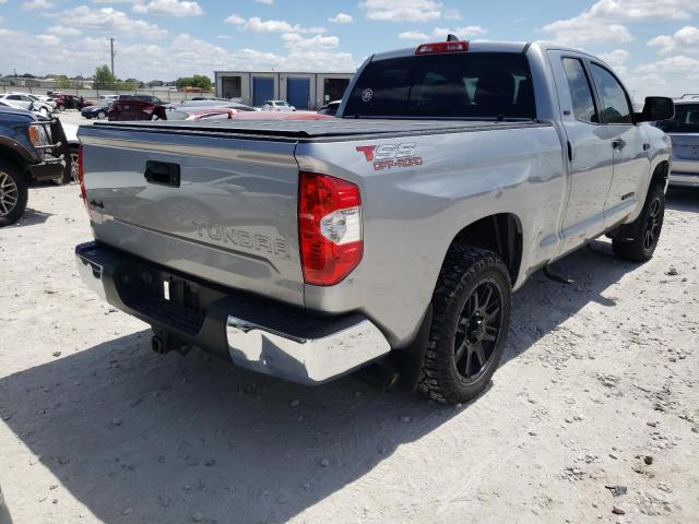 5TFUY5F19LX876066 - 2020 TOYOTA TUNDRA DOU SILVER photo 4