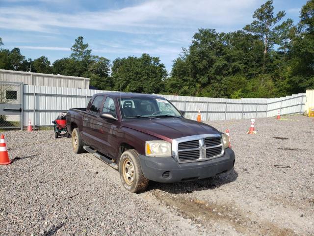 1D7HE28N25S321930 - 2005 DODGE DAKOTA QUA BURGUNDY photo 1