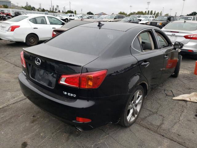 JTHBF5C29A5125552 - 2010 LEXUS IS 250 BLACK photo 4