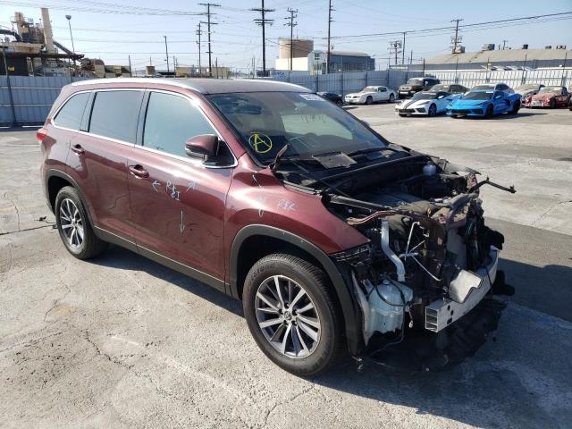 5TDKZRFH3KS335091 - 2019 TOYOTA HIGHLANDER SE  photo 1