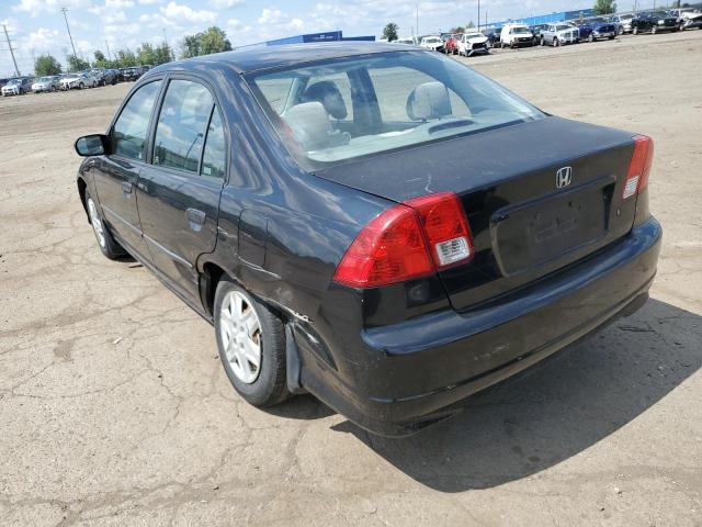 2HGES16395H571336 - 2005 HONDA CIVIC DX V BLUE photo 3