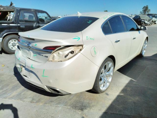 2G4GT5GX8E9224020 - 2014 BUICK REGAL GS თეთრი ფოტო 4