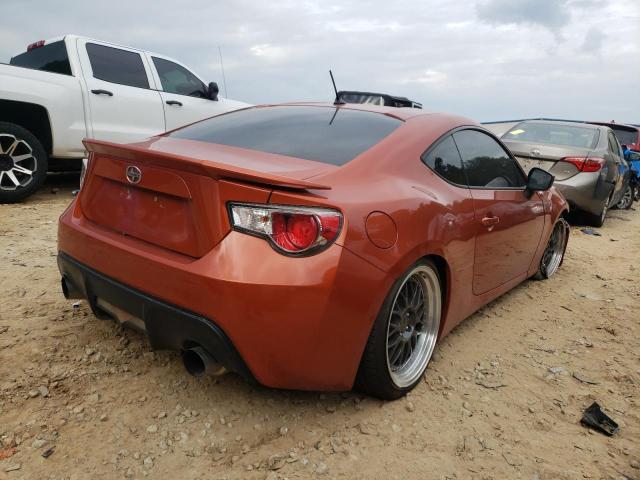 JF1ZNAA14D2707463 - 2013 TOYOTA SCION FR-S ORANGE photo 4