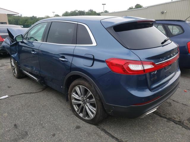 2LMPJ8LPXJBL13110 - 2018 LINCOLN MKX RESERV BLUE photo 3