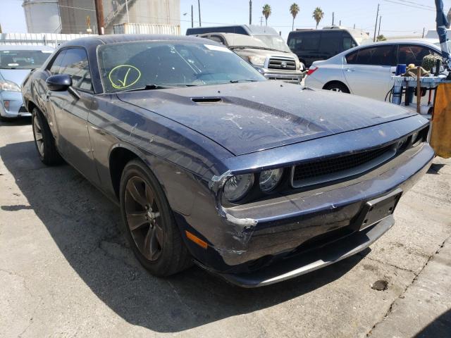 2C3CDYAG1CH228315 - 2012 DODGE CHALLENGER BLUE photo 1