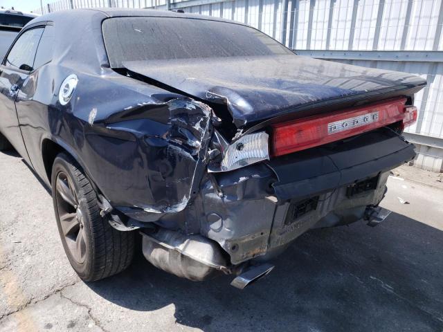 2C3CDYAG1CH228315 - 2012 DODGE CHALLENGER BLUE photo 9