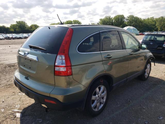 JHLRE48758C044364 - 2008 HONDA CR-V EXL GREEN photo 4