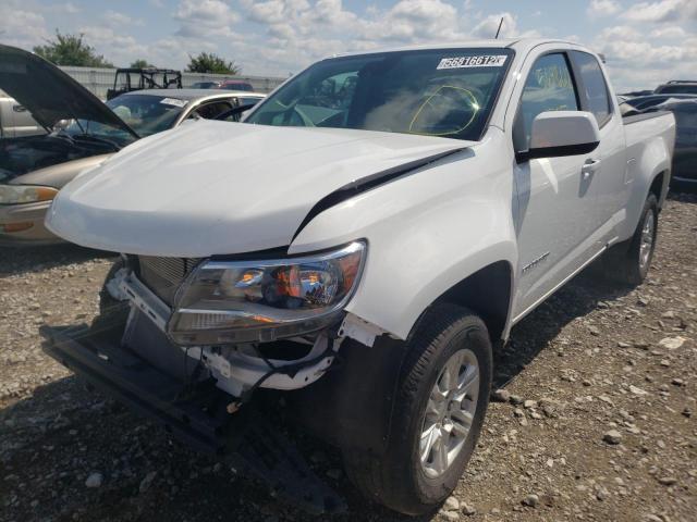 1GCHSCEA7M1272447 - 2021 CHEVROLET COLORADO L WHITE photo 2
