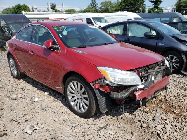 2G4GS5EV7D9128706 - 2013 BUICK REGAL PREM RED photo 1