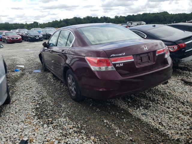 1HGCP2F47CA136494 - 2012 HONDA ACCORD LXP BURGUNDY photo 3