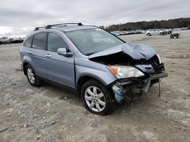 5J6RE38799L000628 - 2009 HONDA CR-V EXL BLUE photo 1