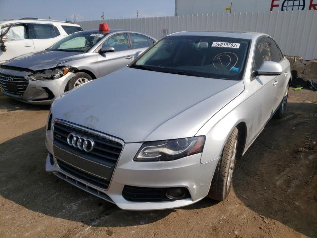 WAUSF78K59N039685 - 2009 AUDI A4 PREMIUM SILVER photo 2