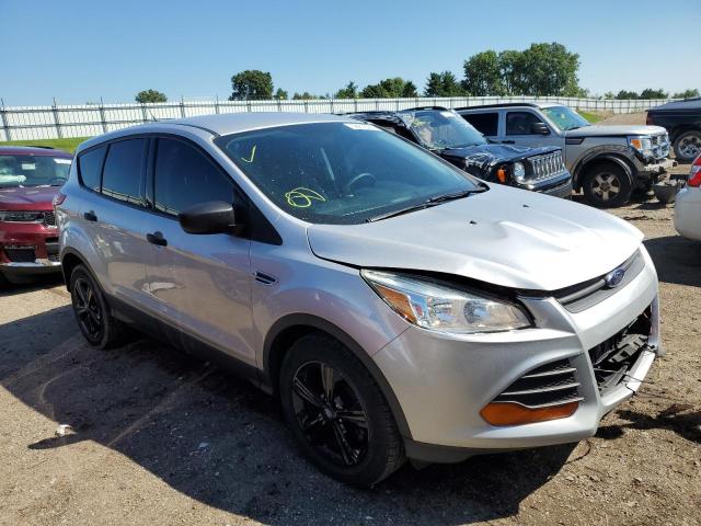 1FMCU0F70EUE07088 - 2014 FORD ESCAPE S SILVER photo 1