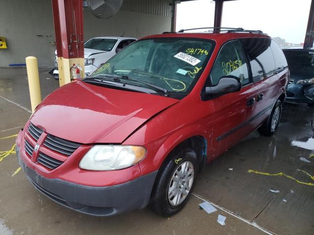 1D4GP25R56B541798 - 2006 DODGE CARAVAN SE MAROON photo 2