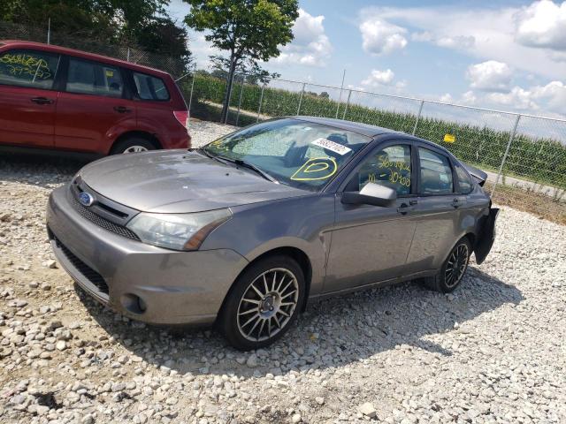 1FAHP3GN0BW188039 - 2011 FORD FOCUS SES GRAY photo 2