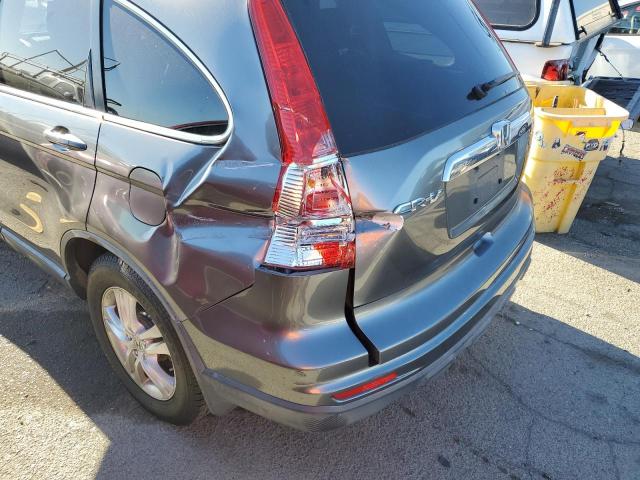 JHLRE4H77BC025144 - 2011 HONDA CR-V EXL GRAY photo 9