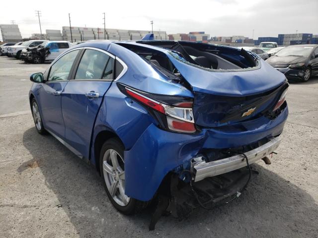 1G1RC6S56JU107826 - 2018 CHEVROLET VOLT LT BLUE photo 3